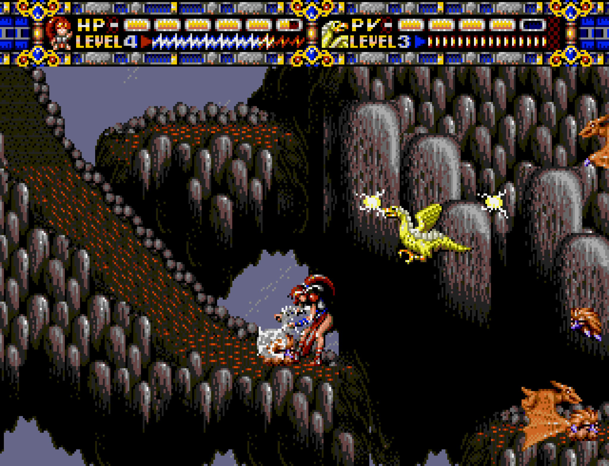 ETAT CORRECT RARE jeu sega megadrive Alesia Dragoon version
