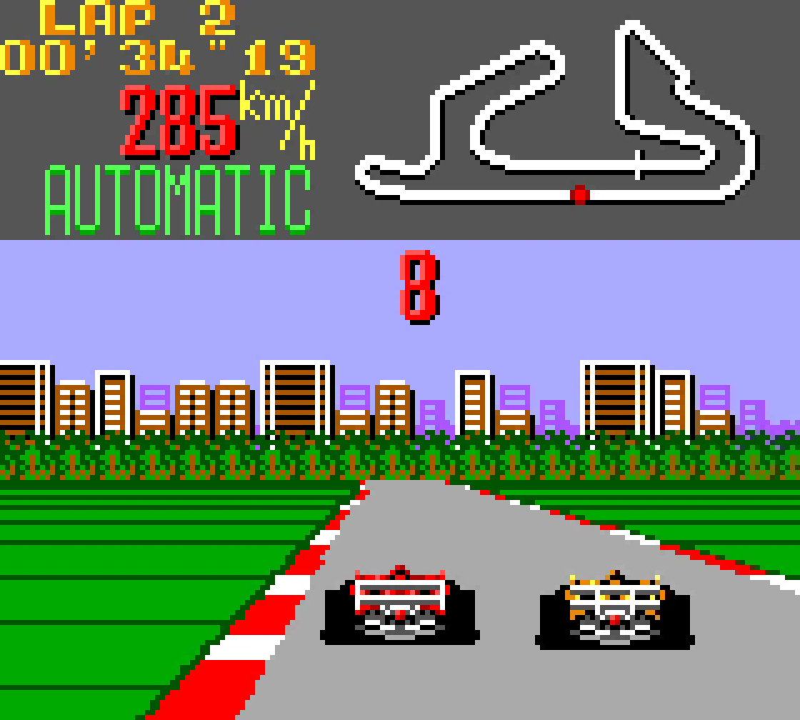 Jeu SUPER MONACO GP - Sega Master System - Version Française - Cartouche Seule - Très Bon état