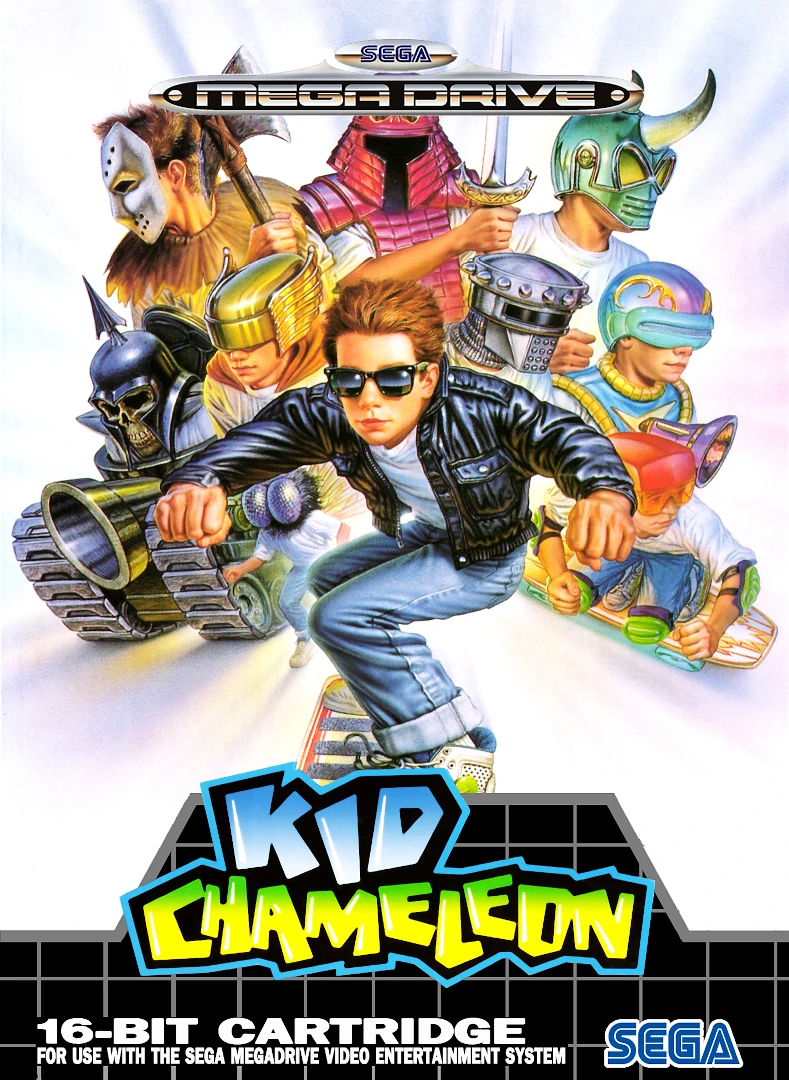 Jeu Kid Chameleon Original Sega Megadrive - Version Complète, Bon état (1992)