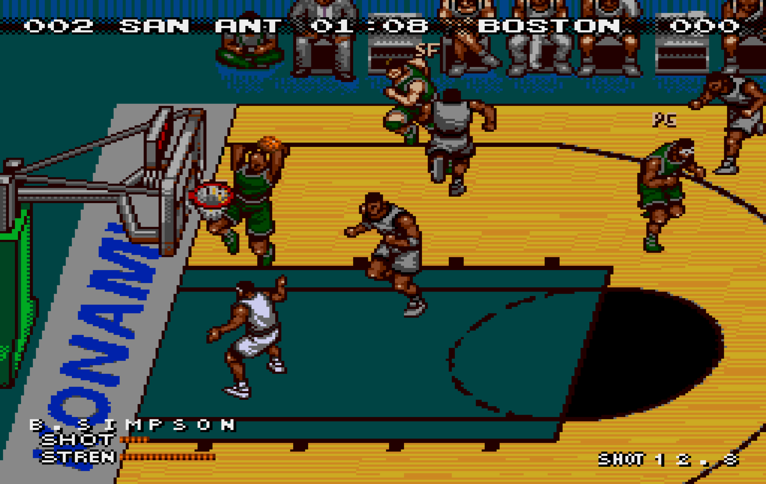 Hyper Dunk The PlayOff Edition Mega Drive MD Genesis Konami Used Japan Boxed Hyper Dunk The PlayOff Edition Mega Drive MD Genesis Konami Used Japan Boxed