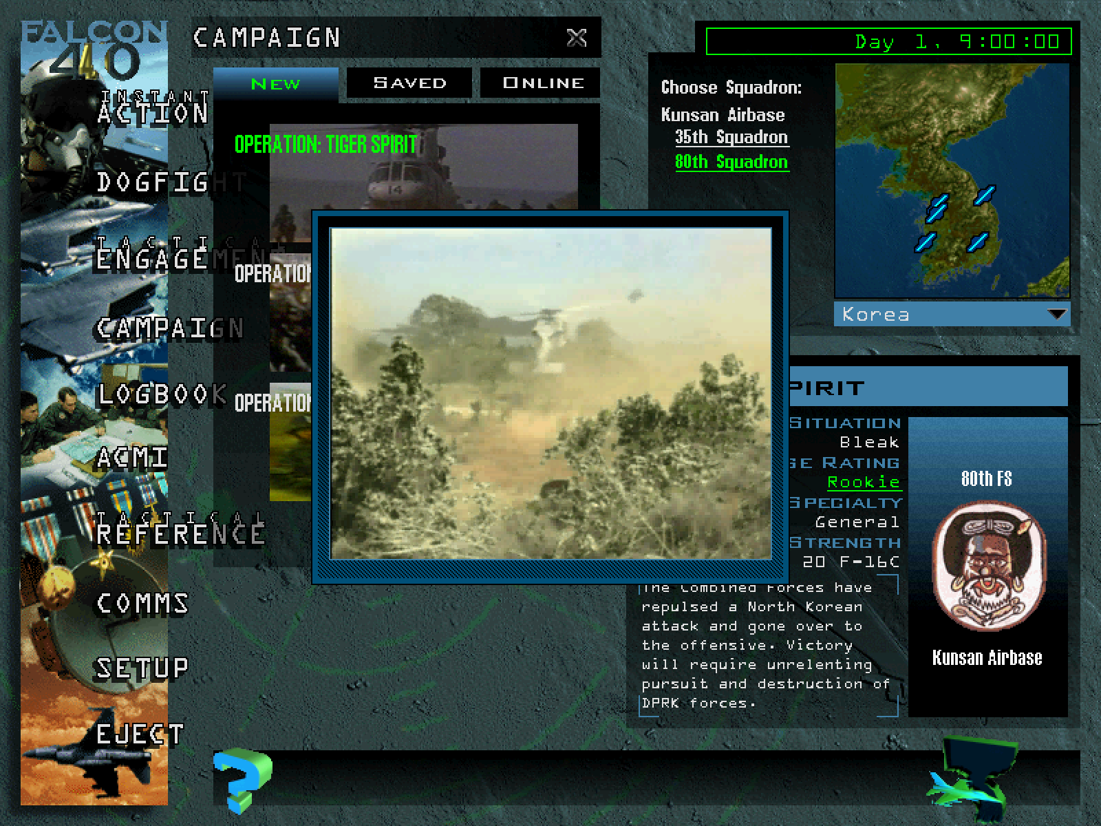Falcon 4.0 Allied Force PC - Neuf Sous Cellophane, Version Russe, Simulation De Vol